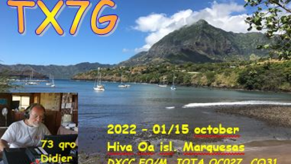TX7G  Marquesas DX’pedition